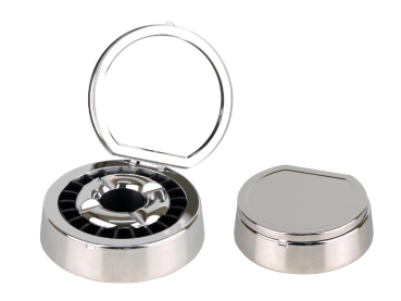 Aschenbecher "Coney mit Deckel chrome"